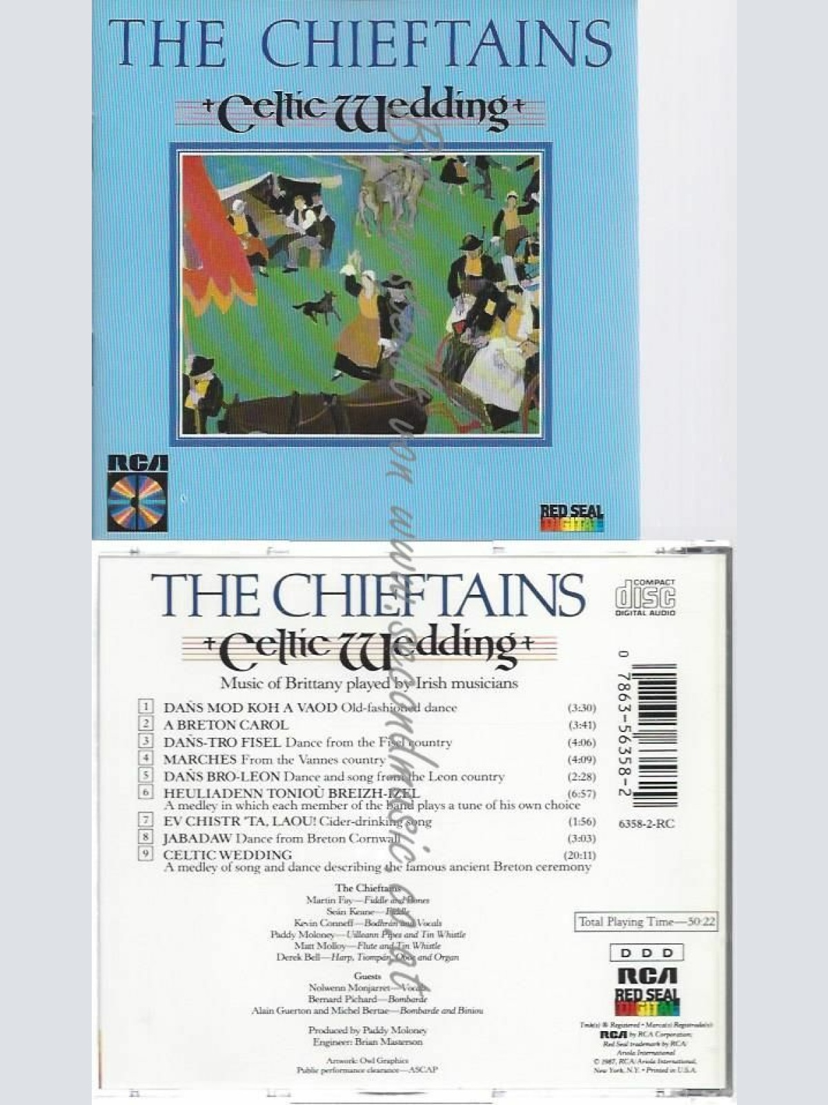 CD--THE CHIEFTAINS | --CELTIC WEDDING