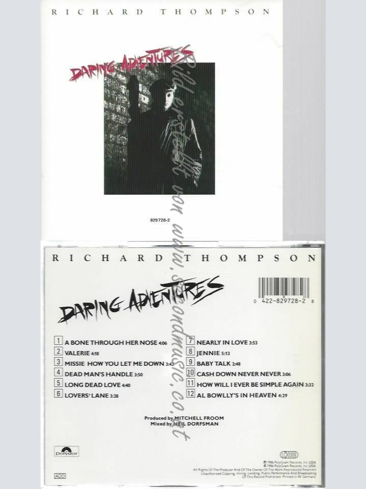 CD--THOMPSON,RICHARD | --DARING ADVENTURE