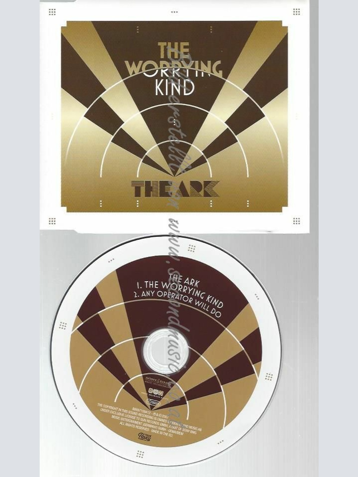 CD--THE ARK | --THE WORRYING KIND