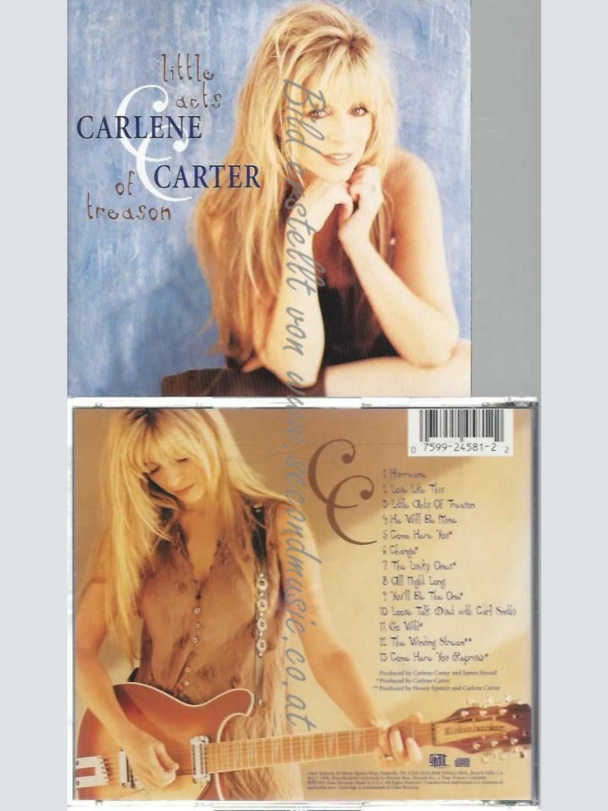 CD--CARLENE CARTER | --LITTLE ACTS OF TREASON