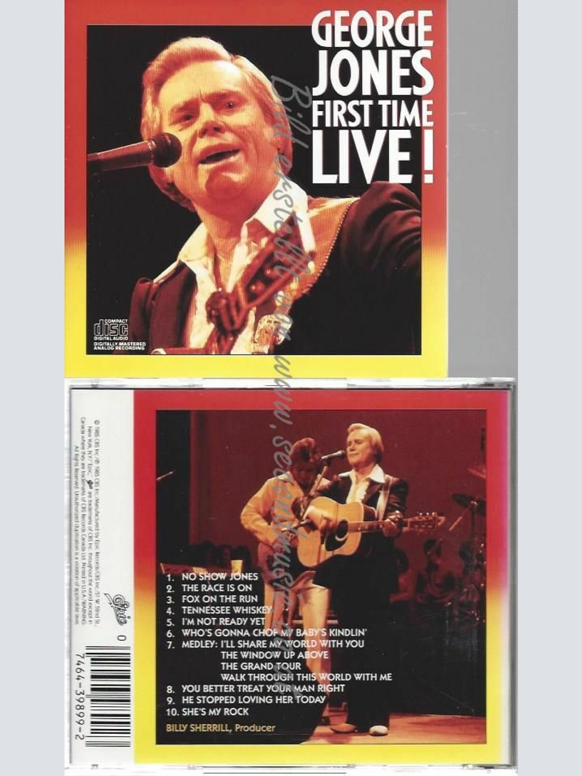 CD--GEORGE JONES | --FIRST TIME LIVE