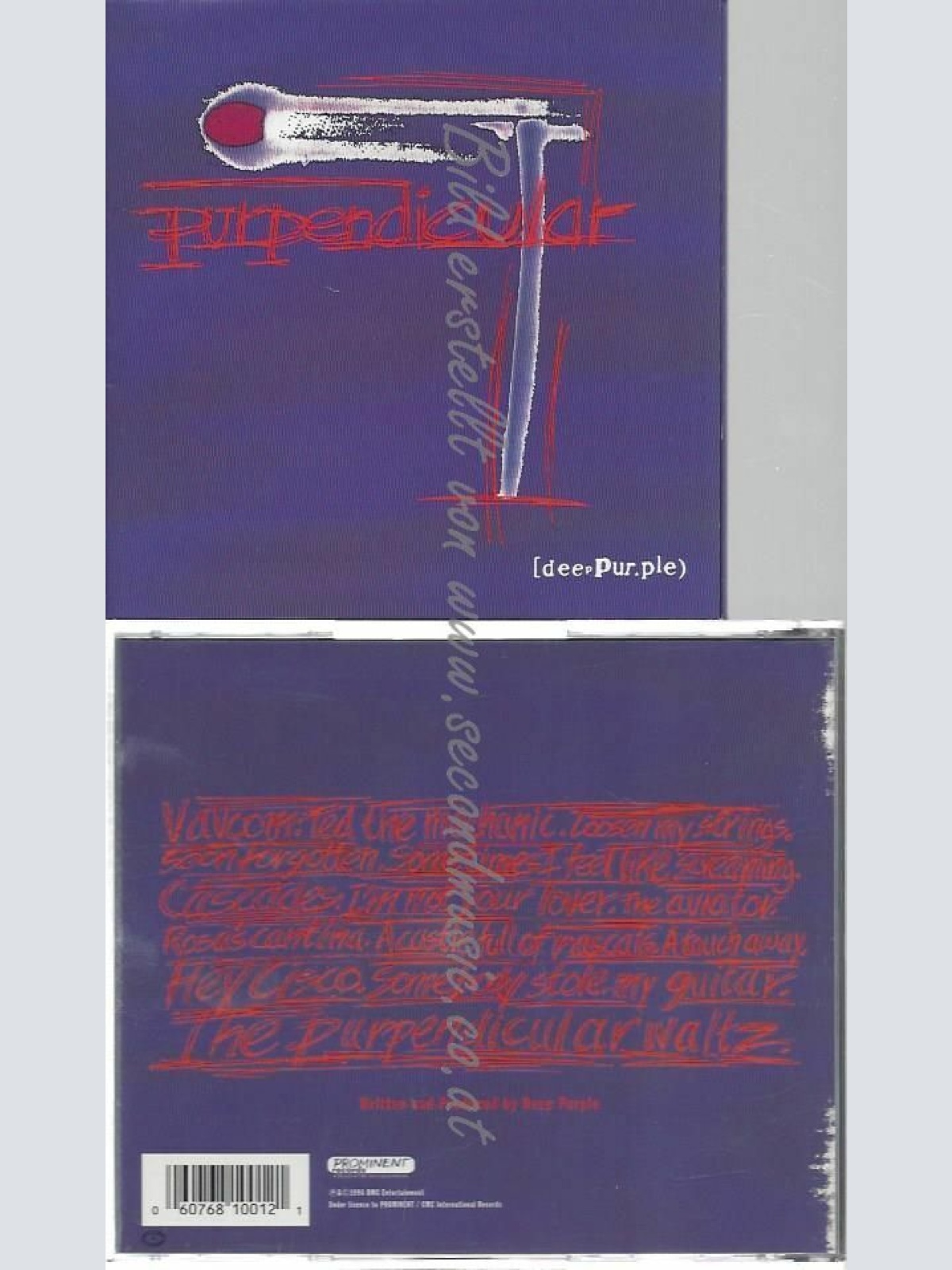 CD--DEEP PURPLE--PURPENDICULAR