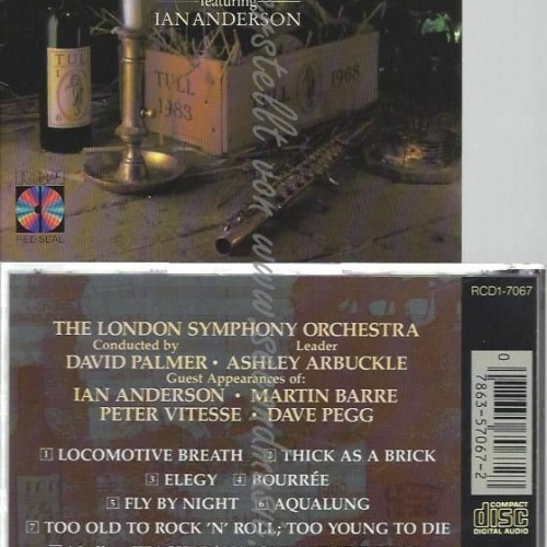 CD--  THE LONDON SYMPHONY ORCHESTRA PLAYS THE MUSIC OF JETHRO TULL