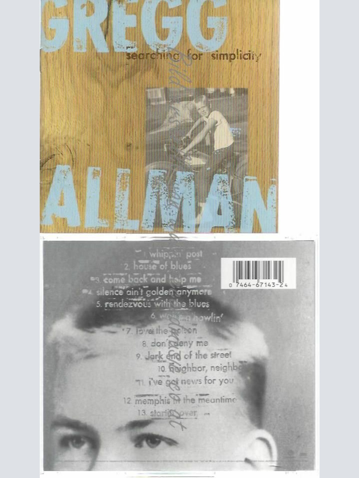 CD--GREGG ALLMAN | --SEARCHING FOR SIMPLICITY