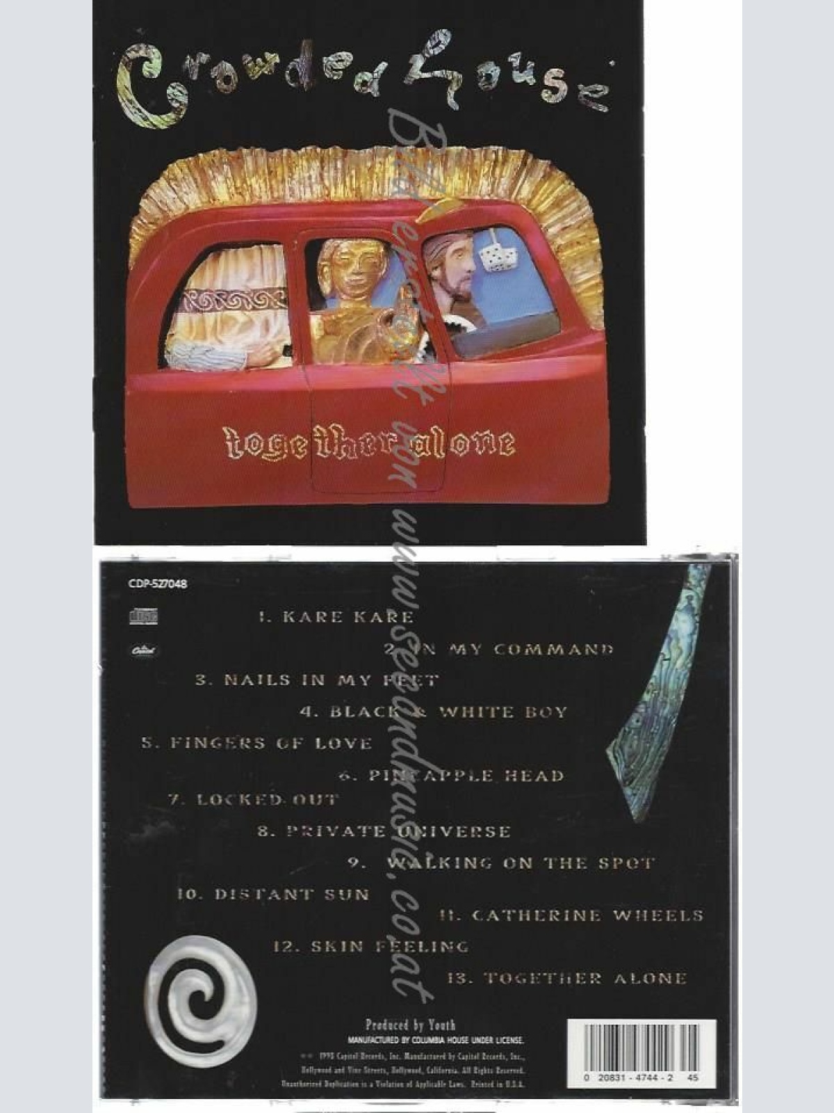 CD-- Crowded House  Together Alone