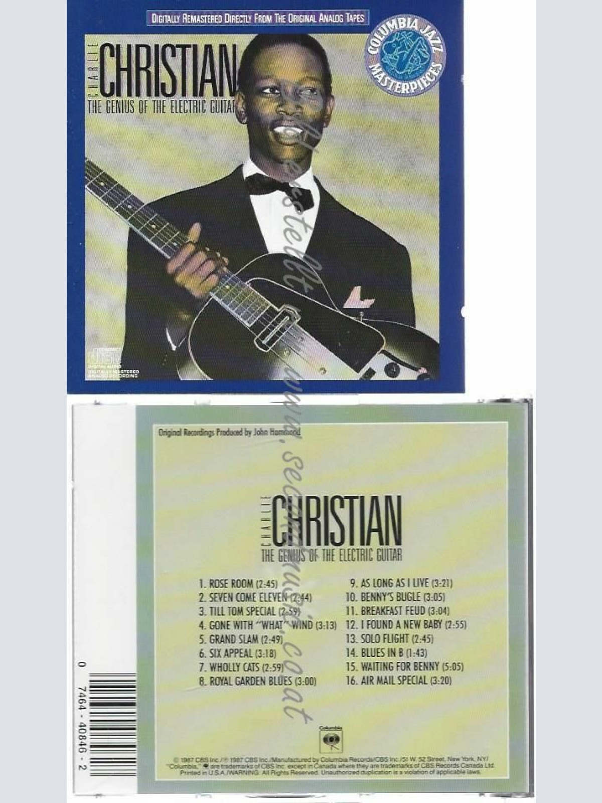 CD--CHARLIE CHRISTIAN | --THE GENIUS OF THE ELECTRIC GUITAR