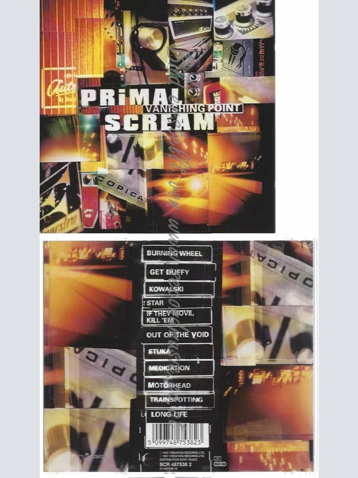 CD--PRIMAL SCREAM | --VANISHING POINT