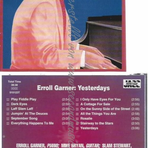 CD--ERROLL GARNER--YESTERDAYS