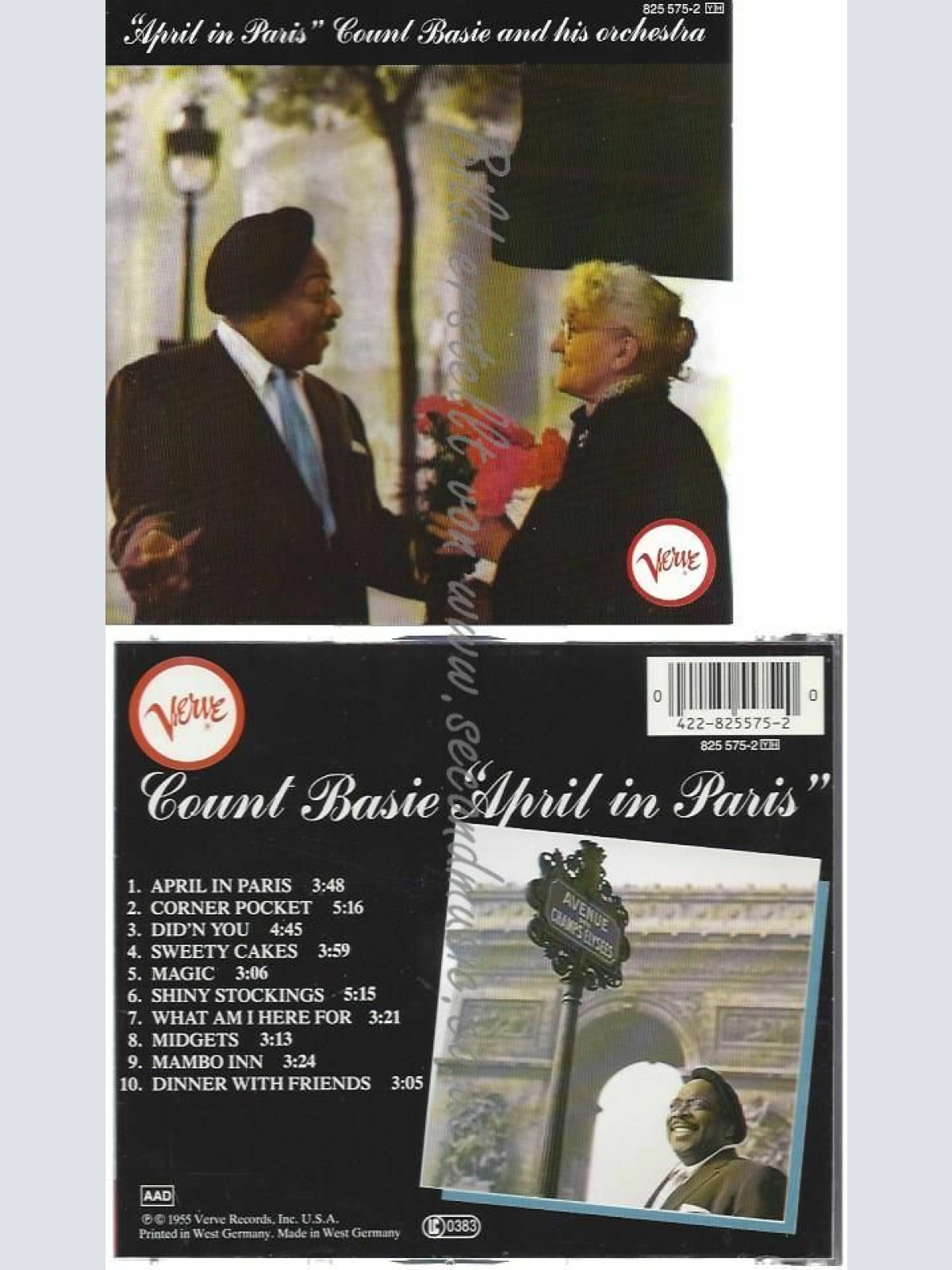 CD--COUNT BASIE | --APRIL IN PARIS