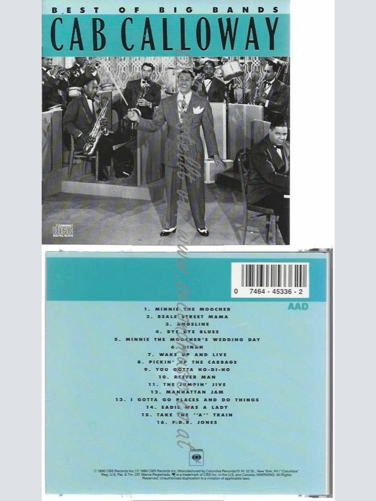 CD--CHU BERRY UND CAB CALLOWAY | --BEST OF THE BIG BANDS