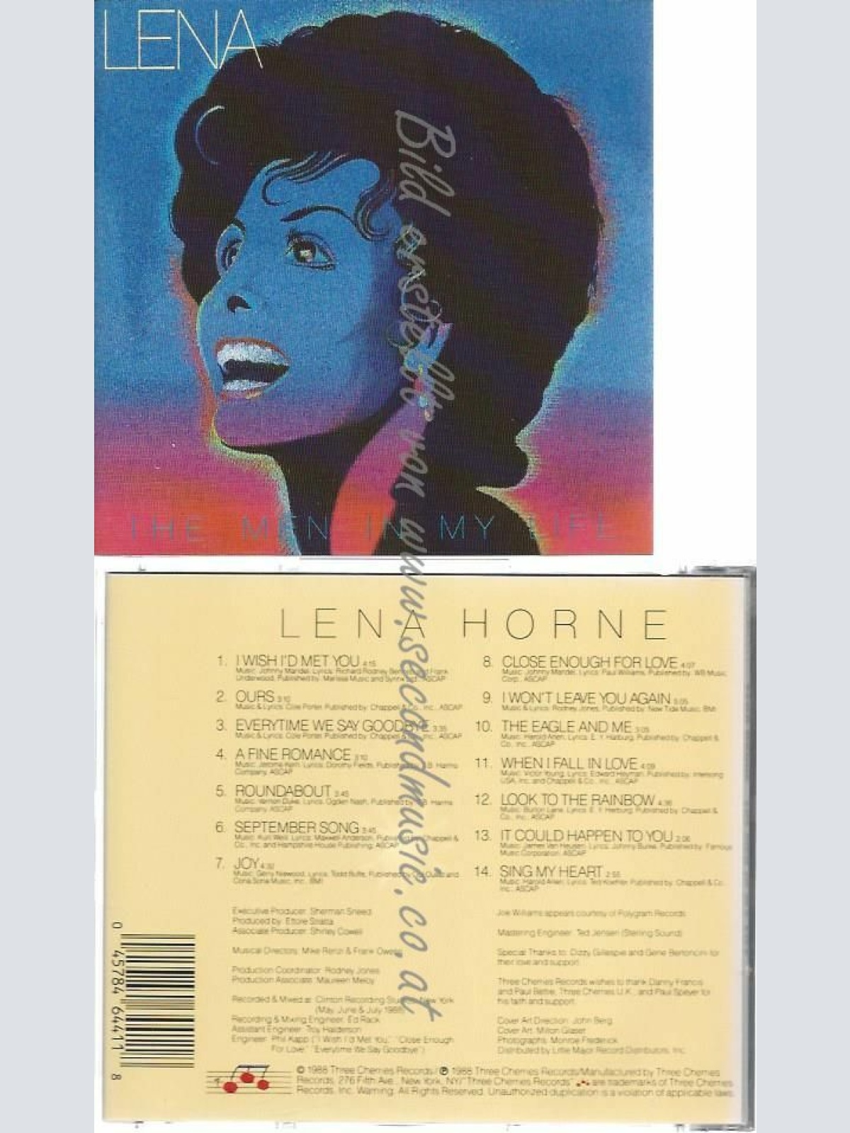 CD--LENA HORNE | --MEN IN MY LIFE