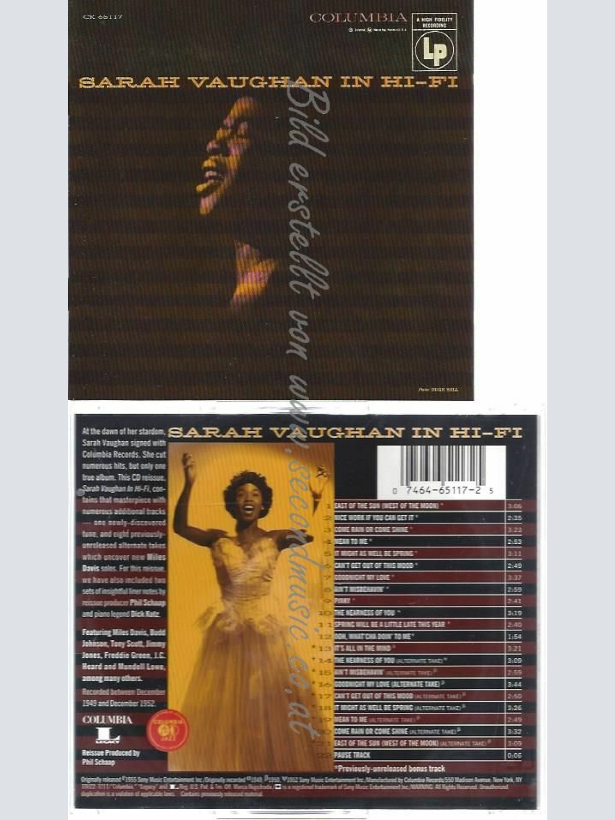 CD--SARAH VAUGHAN | --IN HI - FI