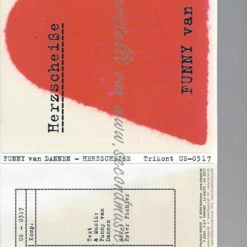 CD--FUNNY VAN DANNEN | --HERZSCHEIßE