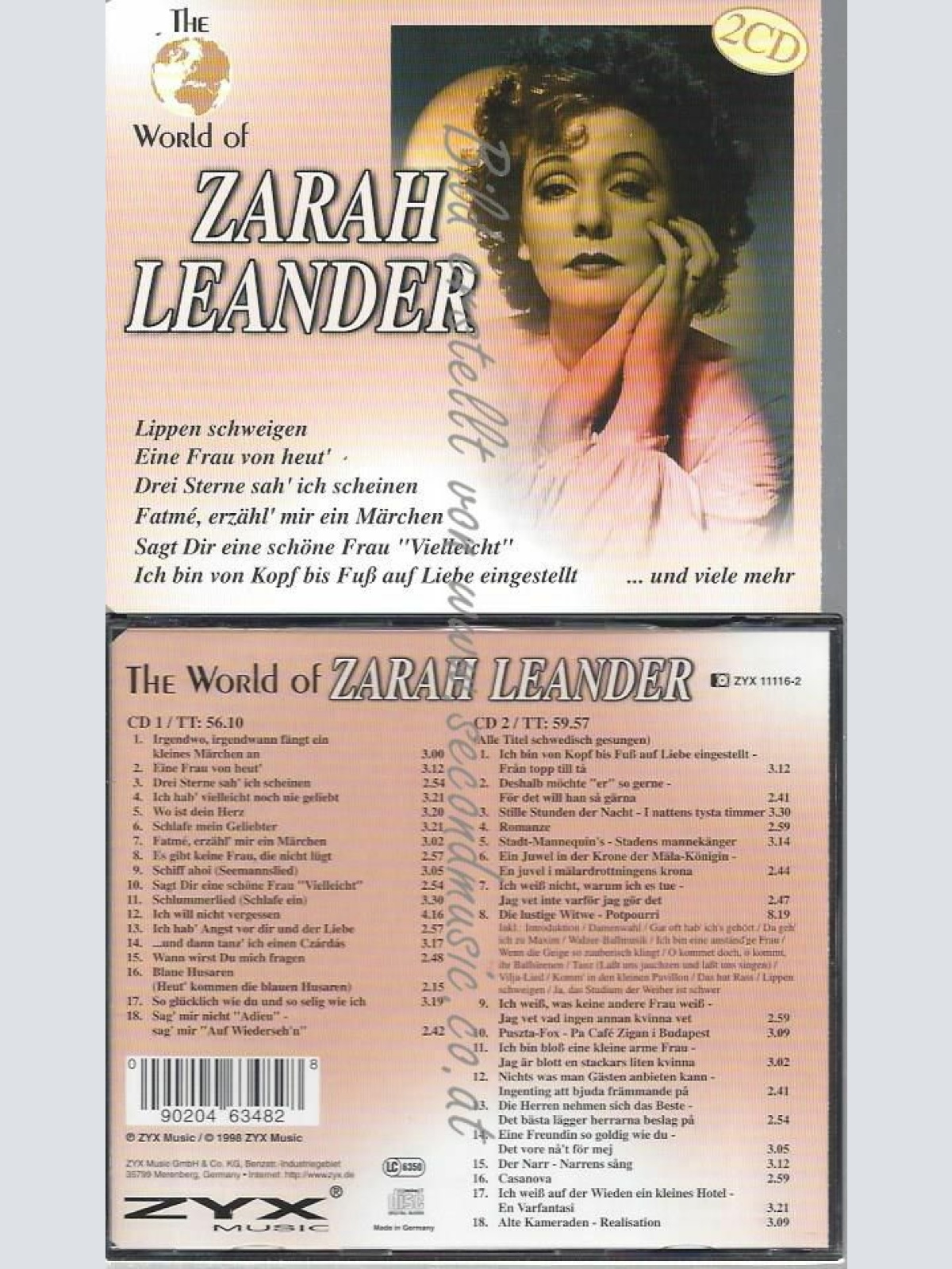 CD--ZARAH LEANDER UND VA-WORLD OF ZARAH LEANDER |