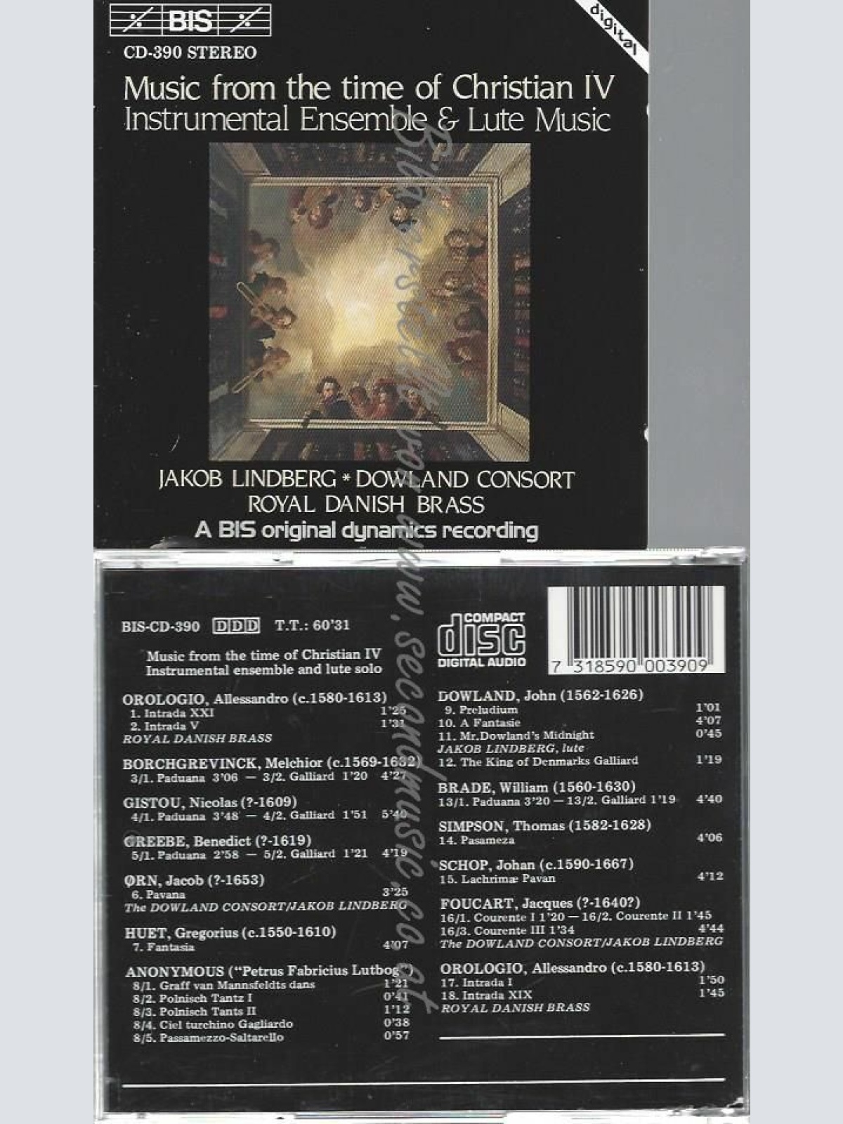 CD--DÄNEMARK VOL. - PRÄSENTIERTMUSIK UM KÖNIG CHRISTIAN IV