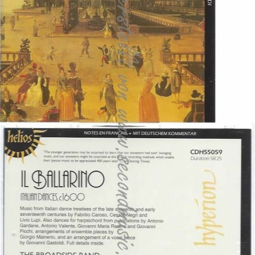 CD--BARLOW, BROADSIDE BAND, HELIOS - IL BALLERINO (ITALIENISCHE TÄNZE