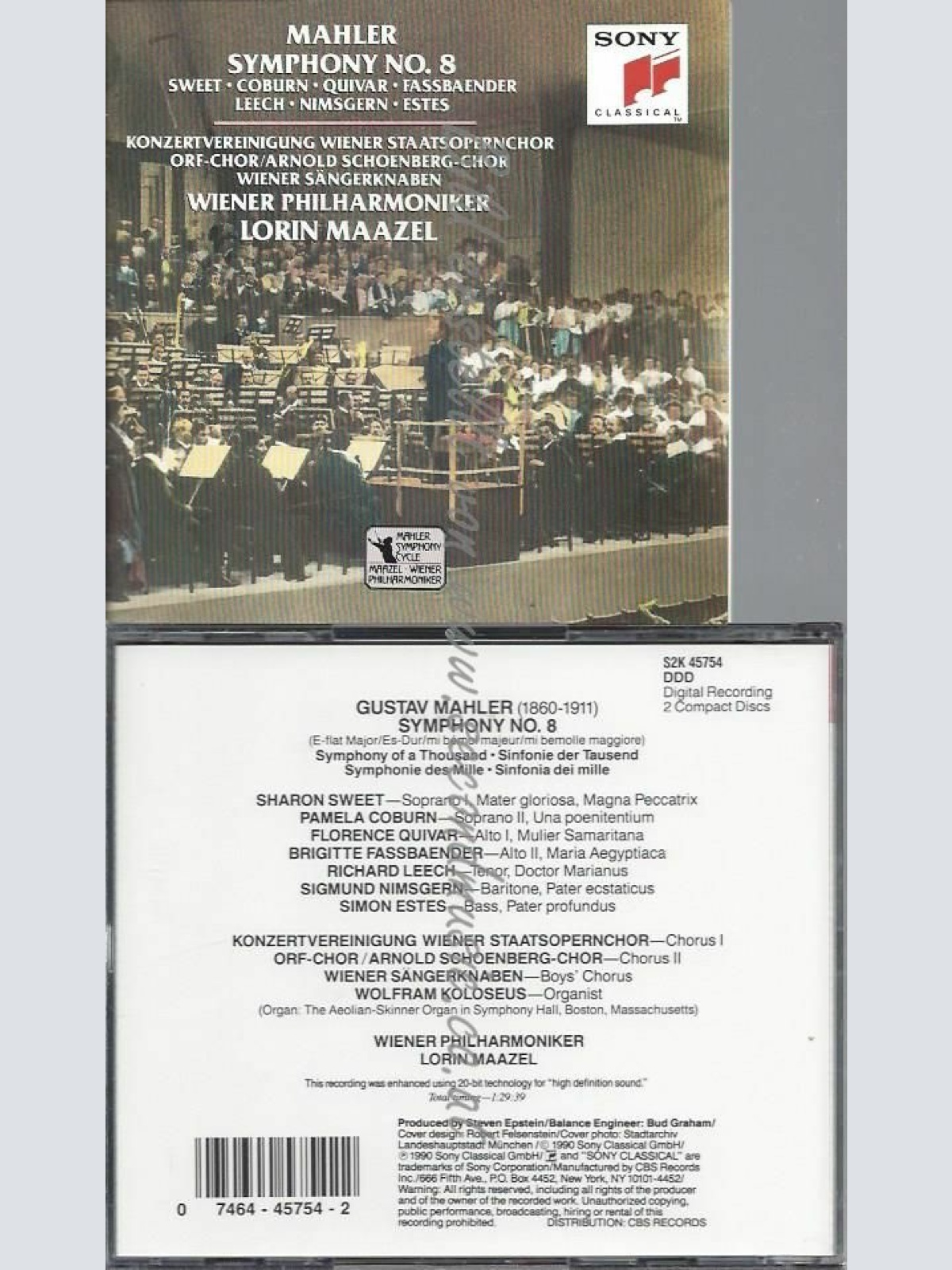 CD--MAAZEL/VPO | --MAHLER:SYMPHONIE NO.8