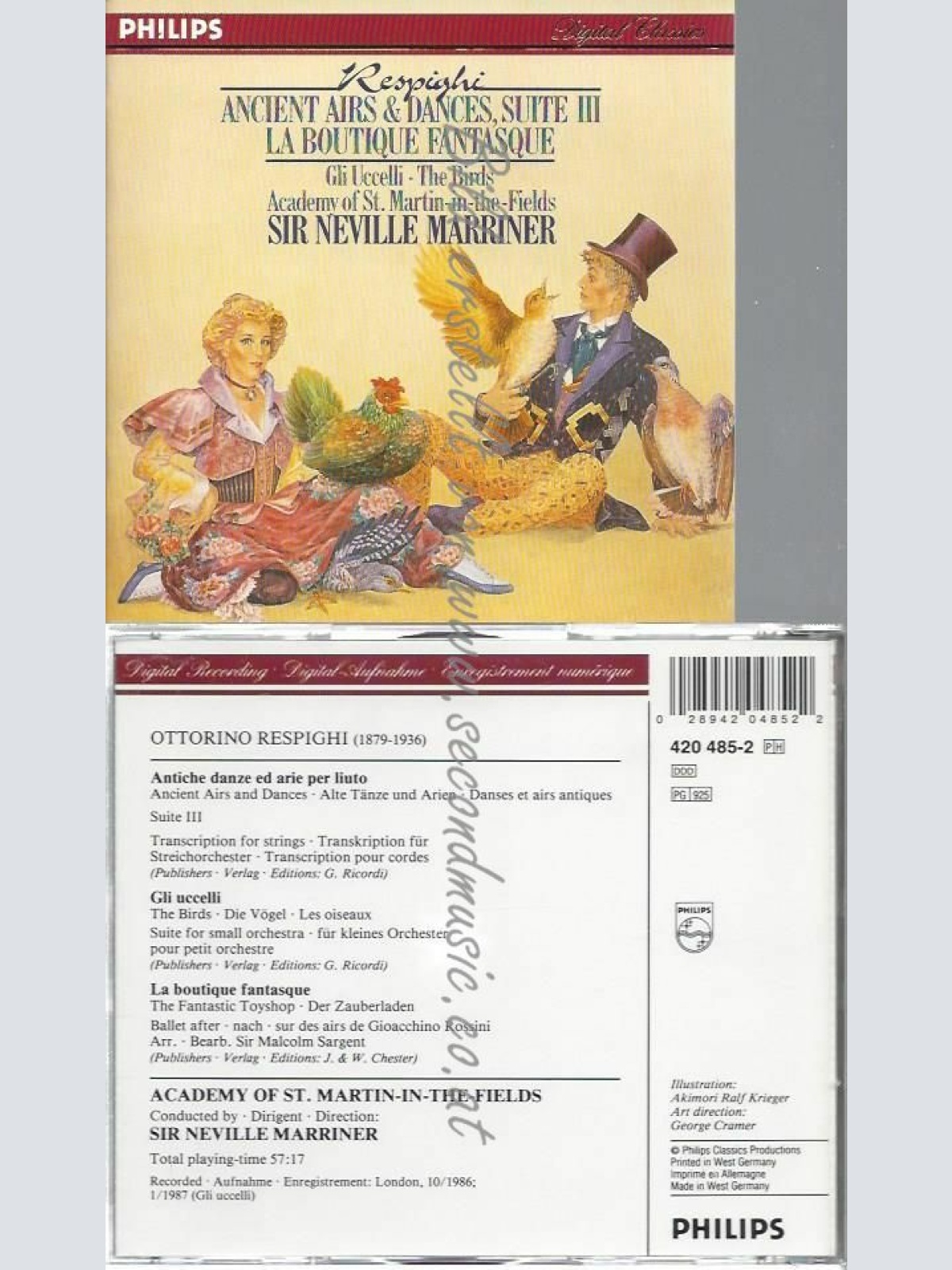 CD--GLI UCCELLI/ MARRINER,NEVILLE, AMF, | --LA BOUTIQUE FANTASQUE