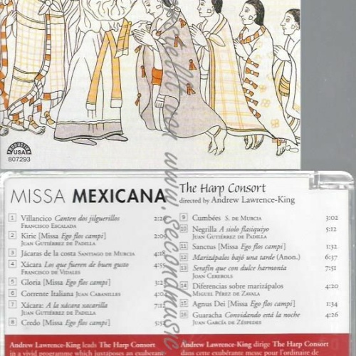 CD--HARP CONSORT, LAWRENCE-KING,  | --MISSA MEXICANA