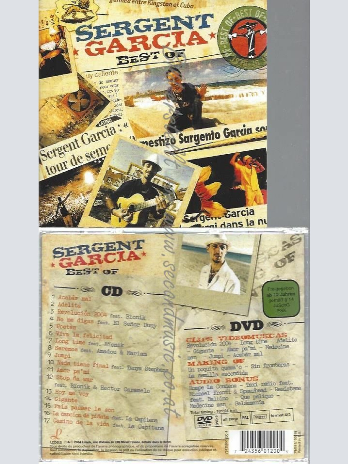 CD--SERGENT GARCIA | --BEST OF CD+DVD