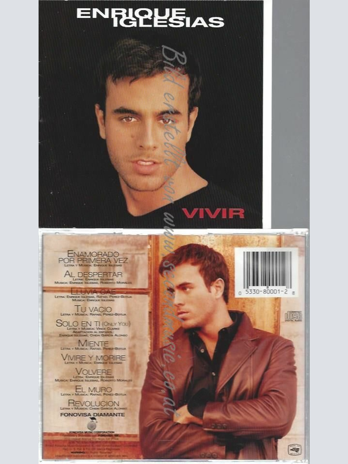 CD--ENRIQUE IGLESIAS | --VIVIR