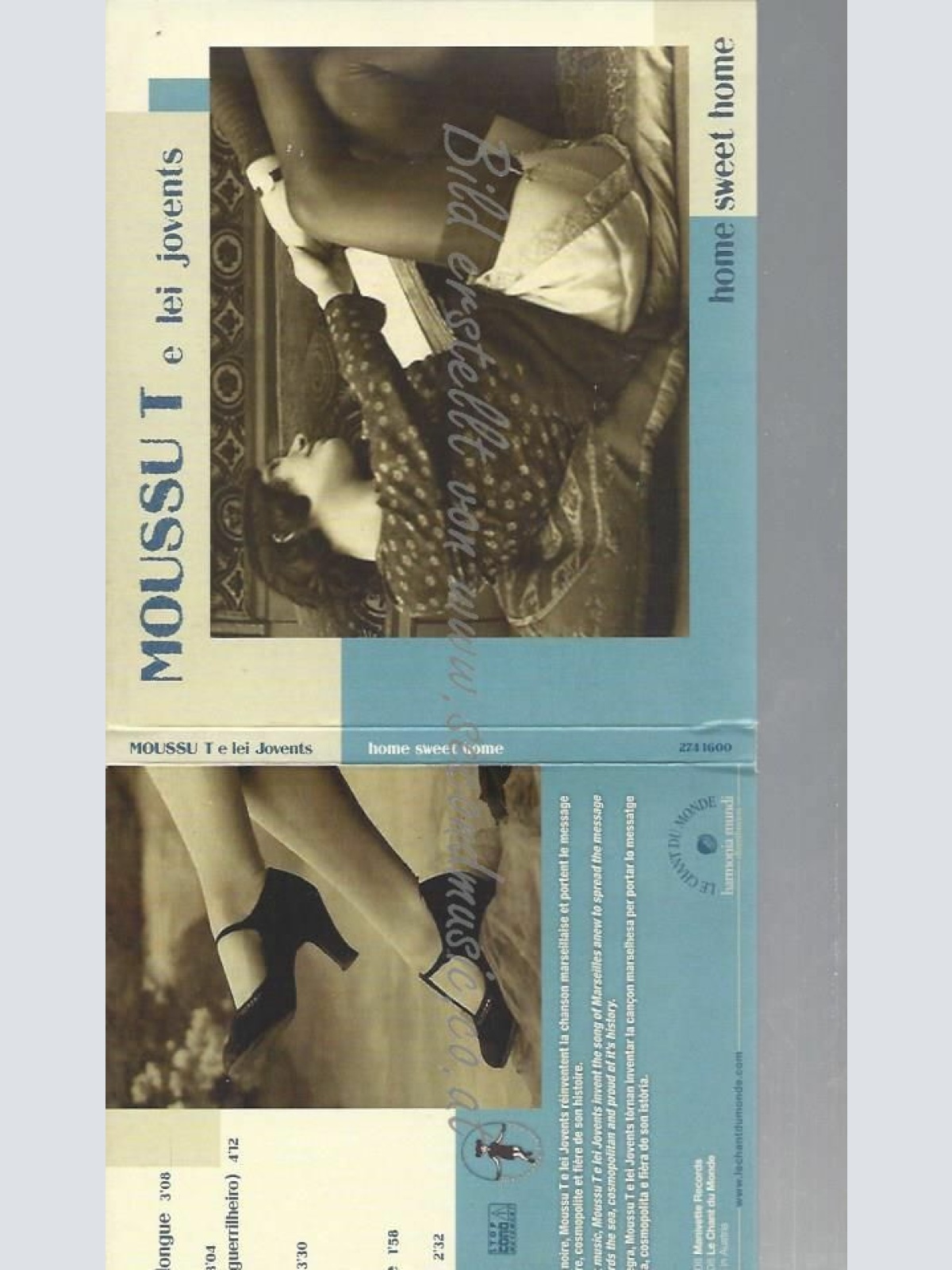 CD--MOUSSU T E LEI JOVENTS UND MOUSSU T | --HOME SWEET HOME