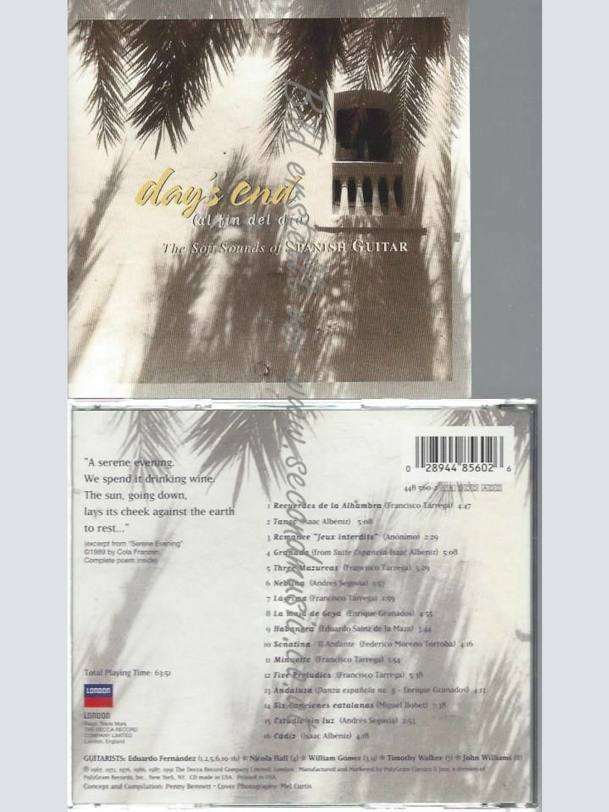 CD--DAY'S END | --DAY'S END