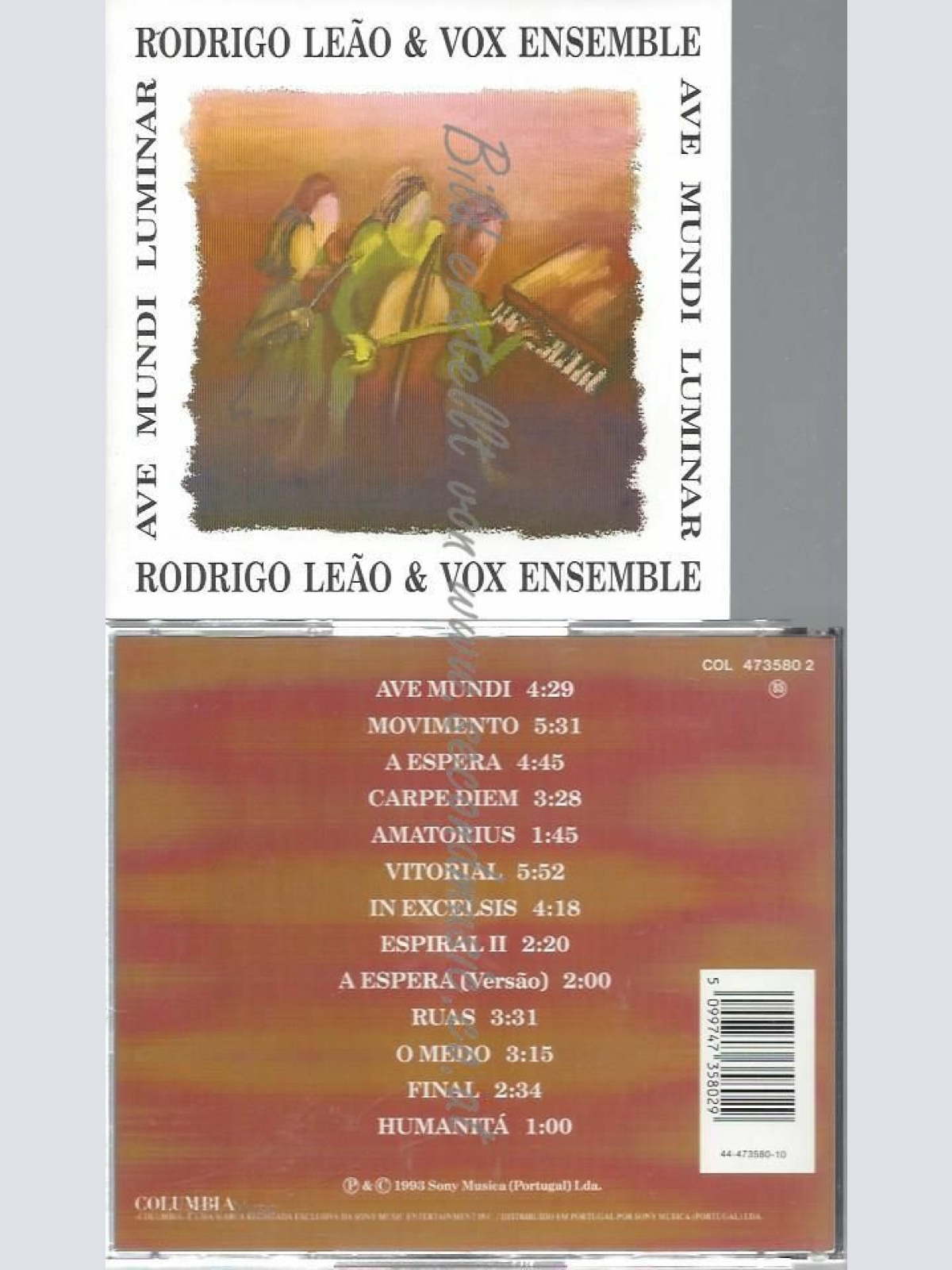 CD--RICARDO LEÃO  | --AVE MUNDI LUMINAR
