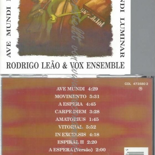 CD--RICARDO LEÃO  | --AVE MUNDI LUMINAR
