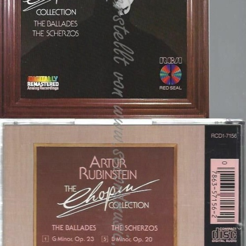 CD--RUBINSTEIN UND CHOPIN | --CHOPIN COLLECTION