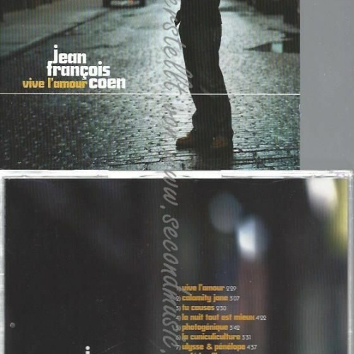CD--JEAN-FRANCOIS COEN | --VIVE L'AMOUR