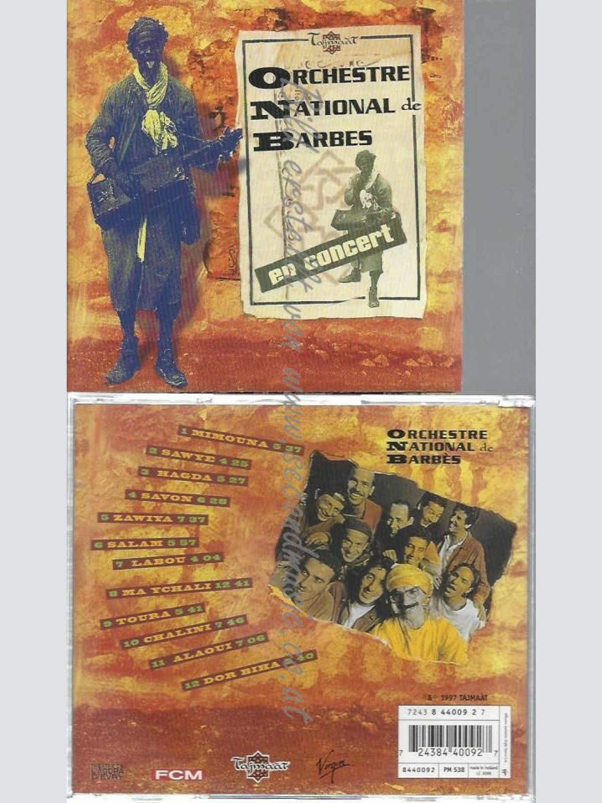 CD--ORCHESTRE NATIONAL DE BARBES | --EN CONCERT