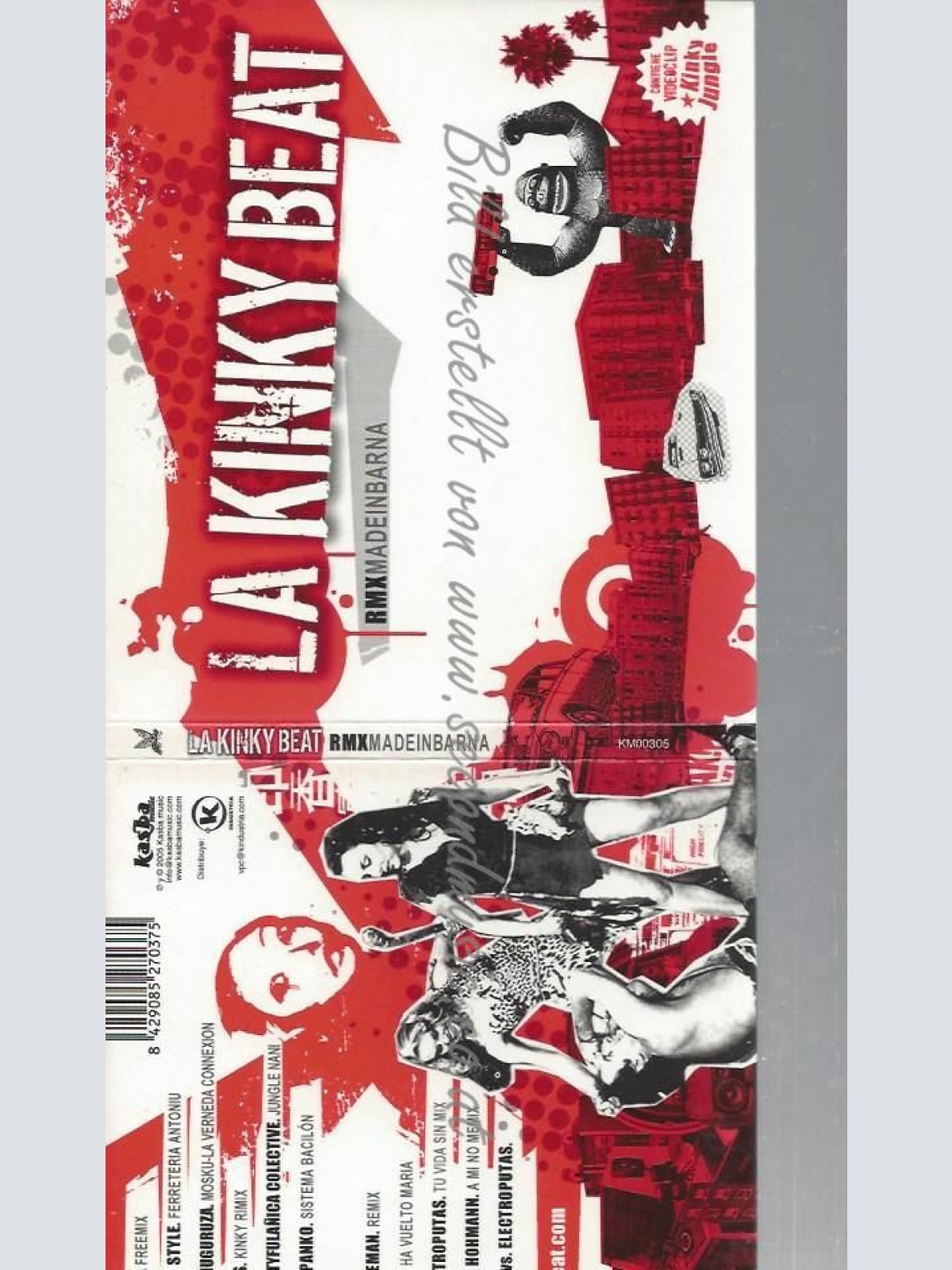 CD--LA KINKY BEAT | --REMIXES-MADE IN BARNA