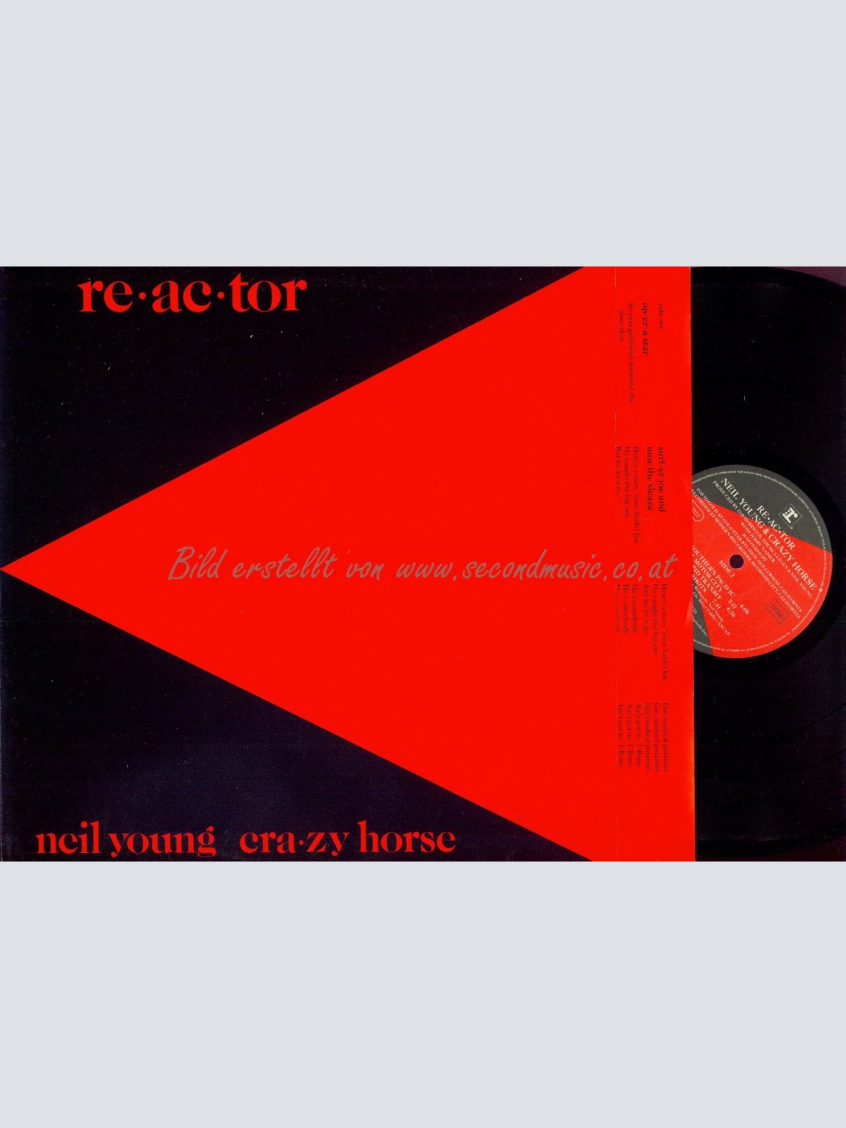 LP--  Neil Young & Crazy Horse – Reactor // OIS // DE // REP54116
