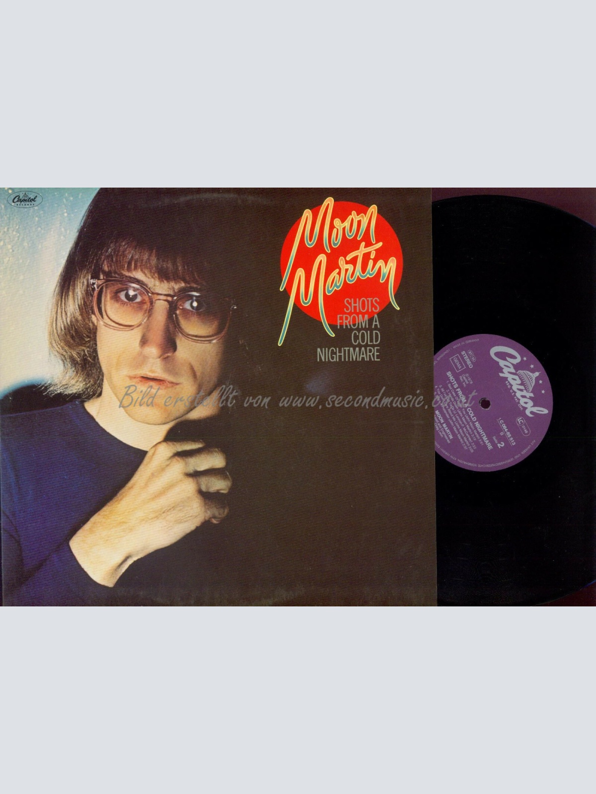 LP--  Moon Martin  Shots From A Cold Nightmare //DE