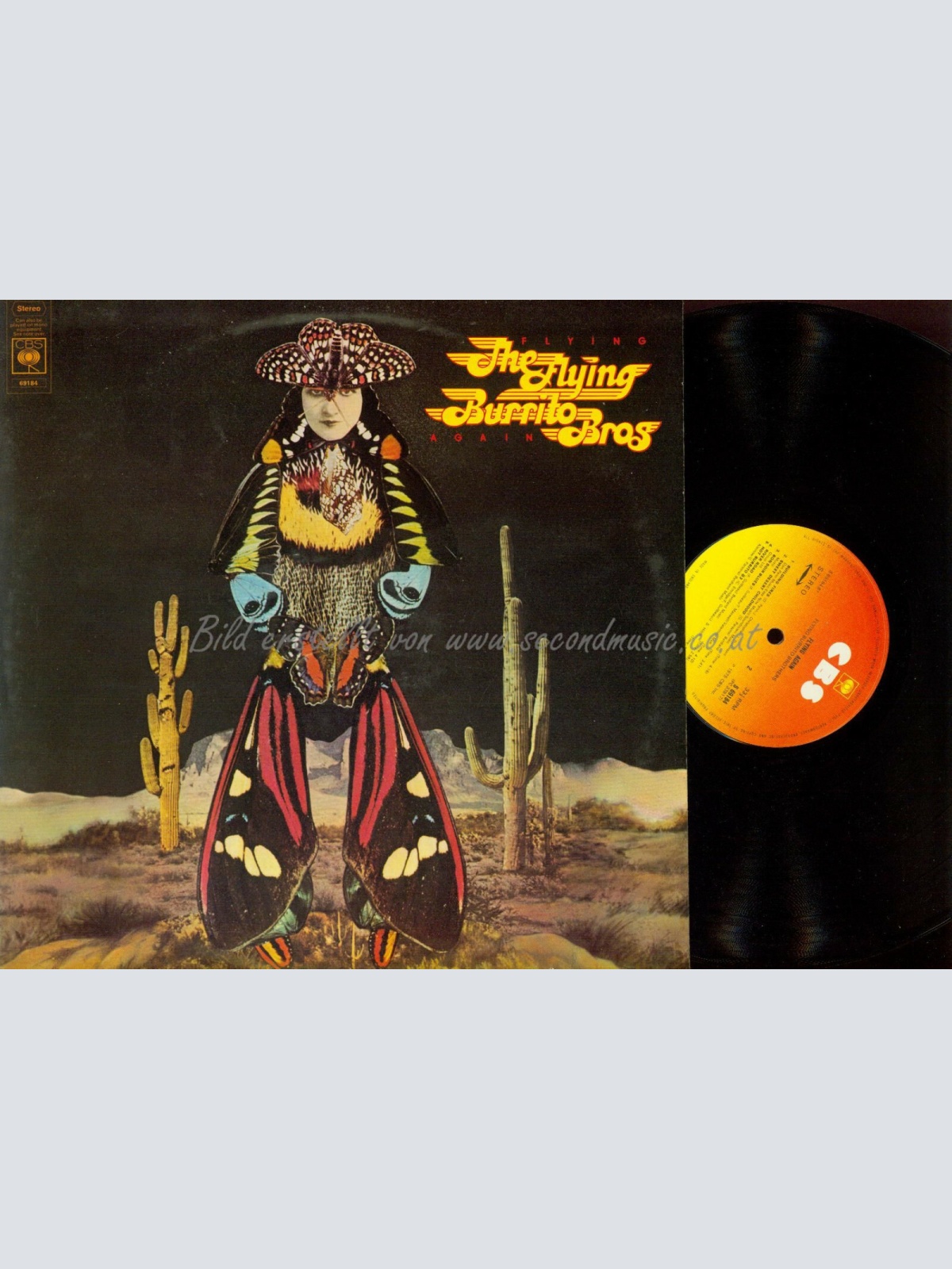 LP--- The Flying Burrito Bros  Flying Again  // UK