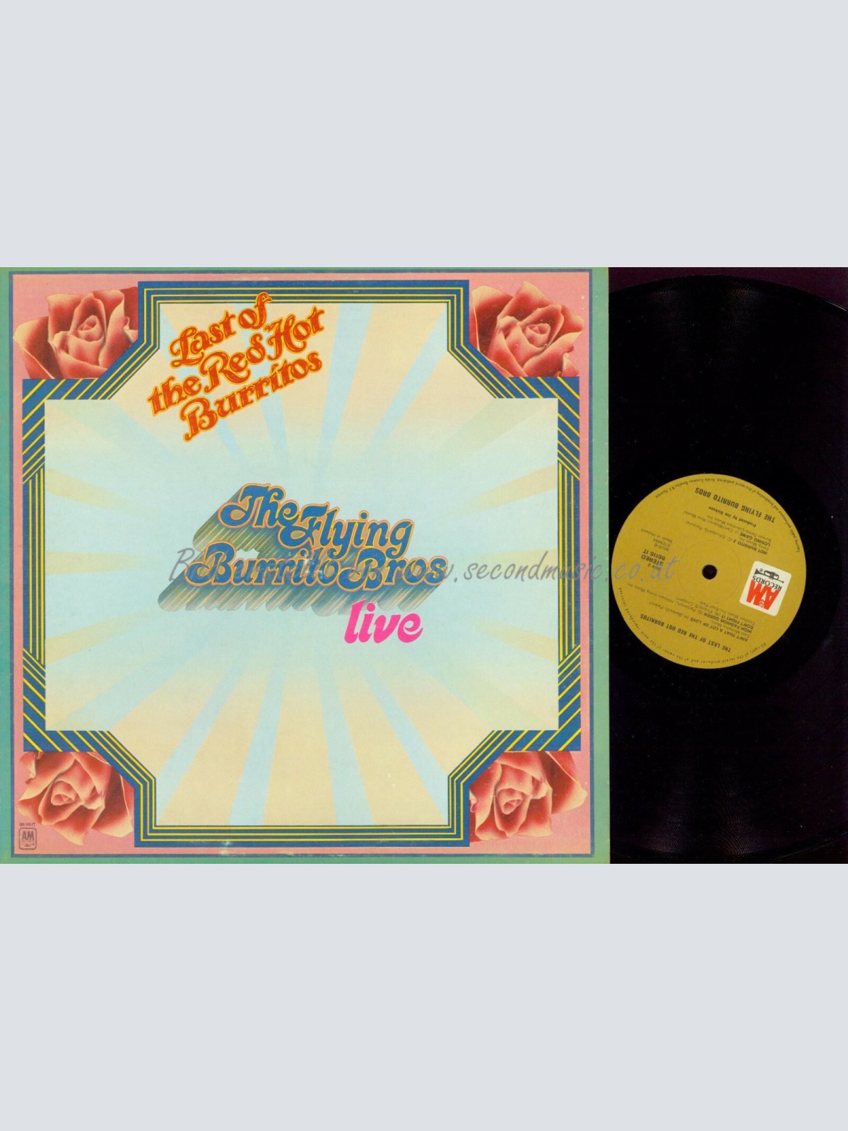 LP---  The Flying Burrito Bros – The Last Of The Red Hot Burritos - Live //NL