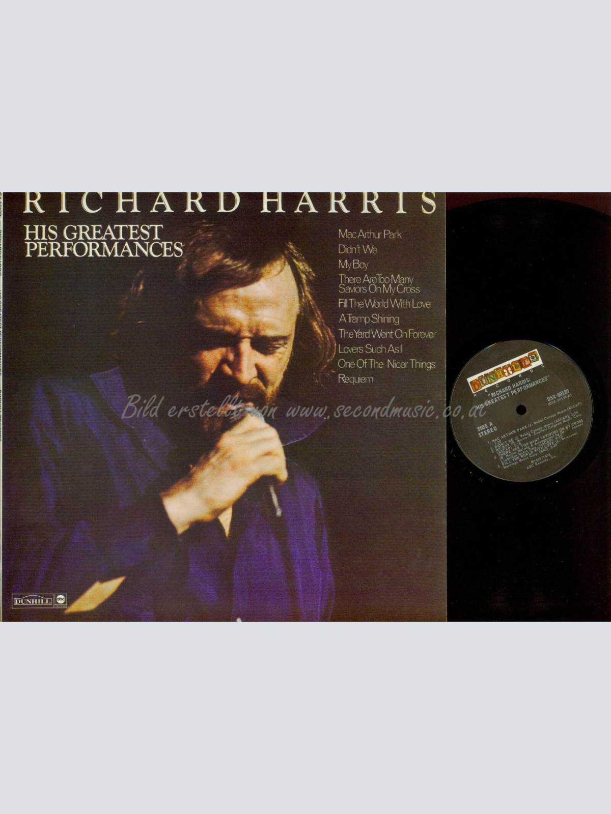 LP -- Richard Harris  His Greatest Performances  // US LP