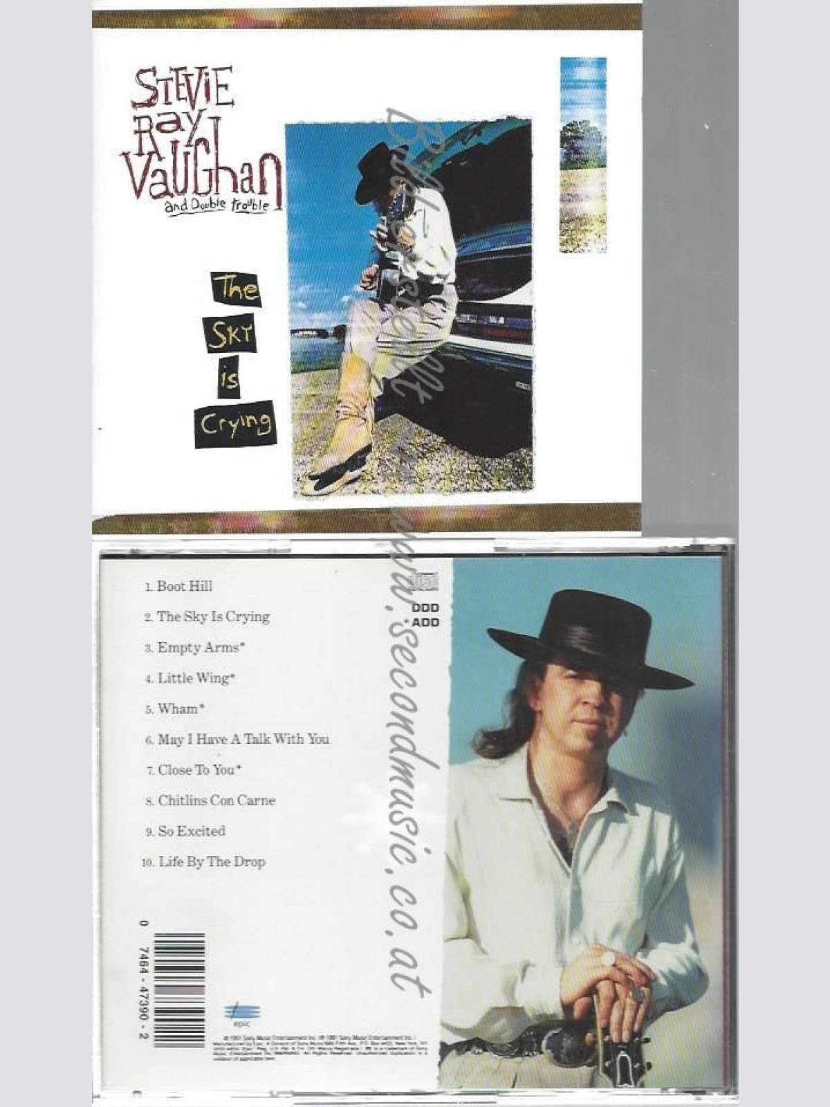 CD-- STEVIE RAY VAUGHAN AND DOUBLE TROUBLE | --SKY IS CRYING