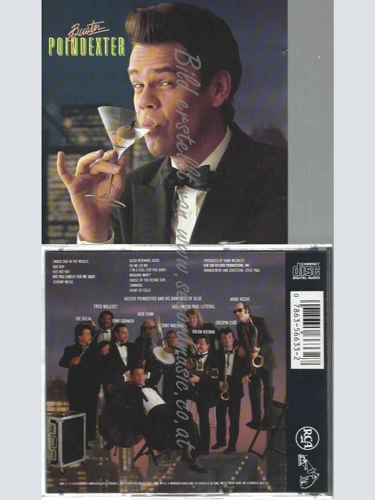 CD--BUSTER POINDEXTER | --BUSTER POINDEXTER