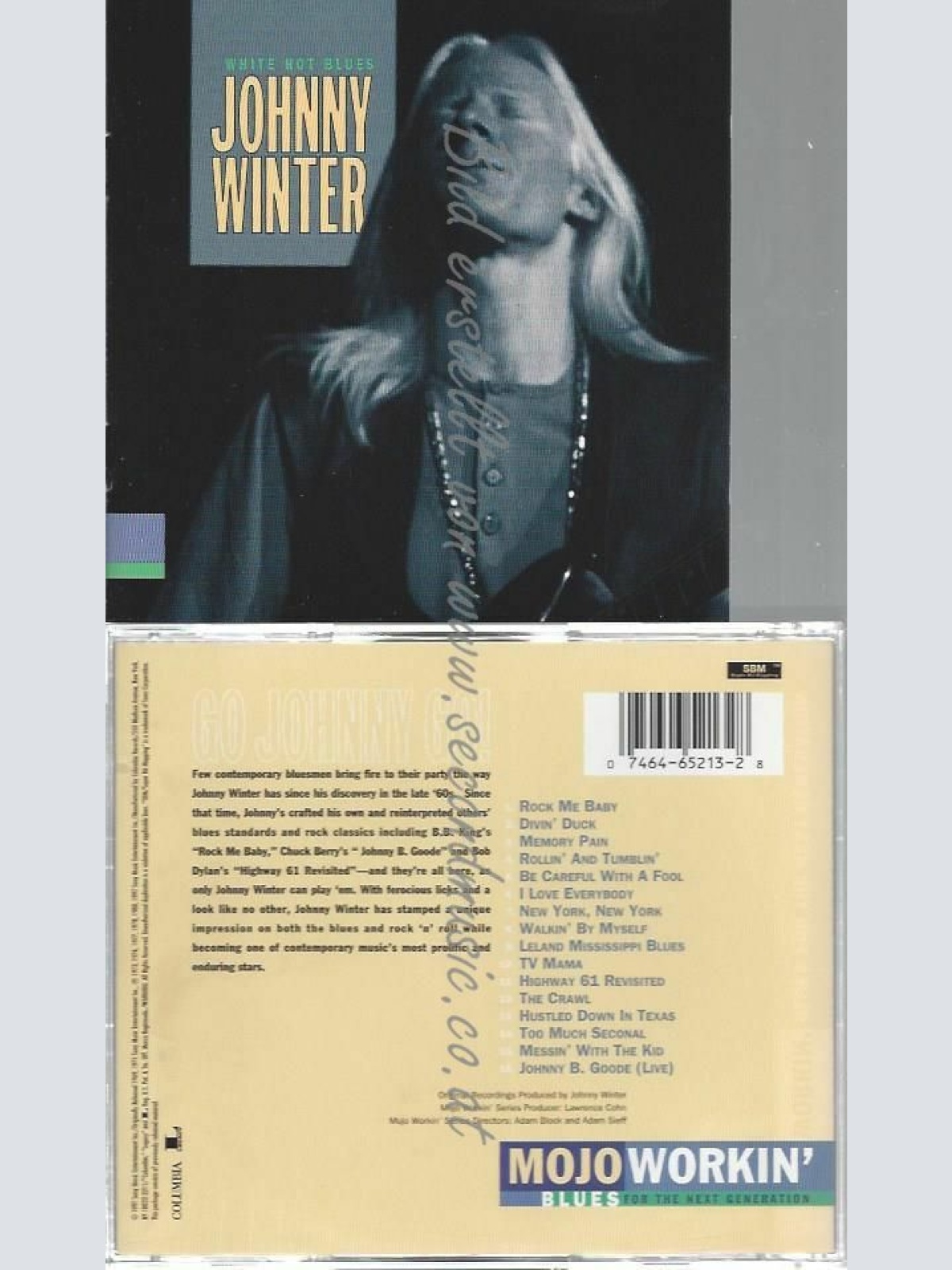 CD--JOHNNY WINTER | --WHITE HOT BLUES