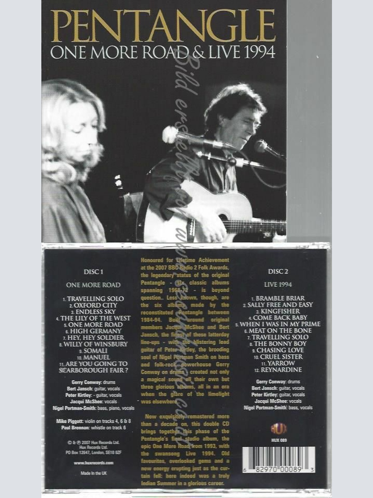 CD--PENTANGLE | --ONE MORE ROAD & LIVE 1994