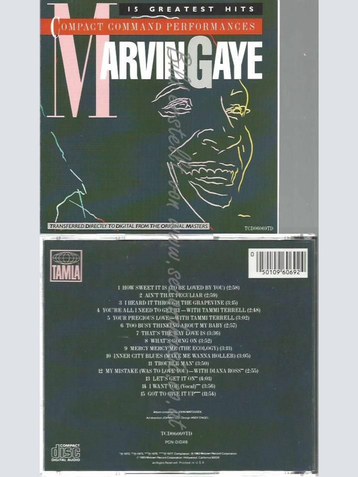 CD--MARVIN GAYE | --COMPACT COMMAND