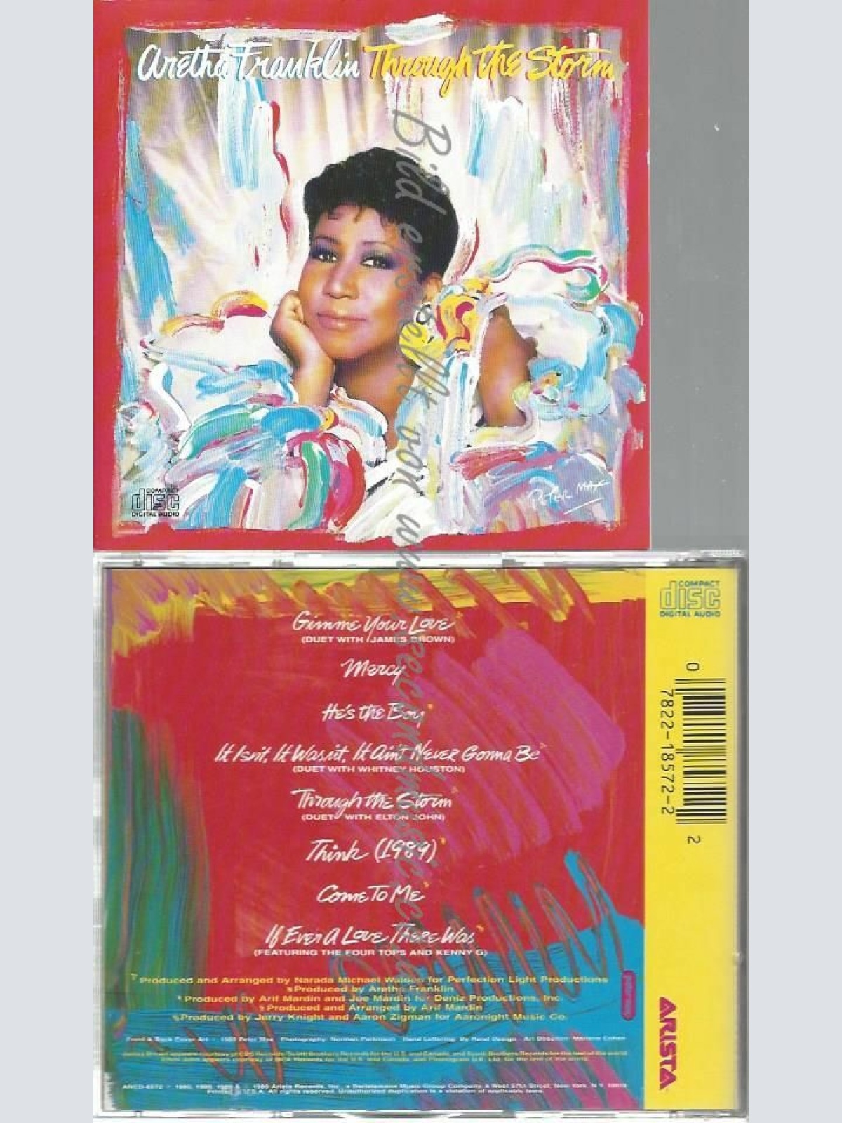 CD--ARETHA FRANKLIN | --THROUGH THE STORM