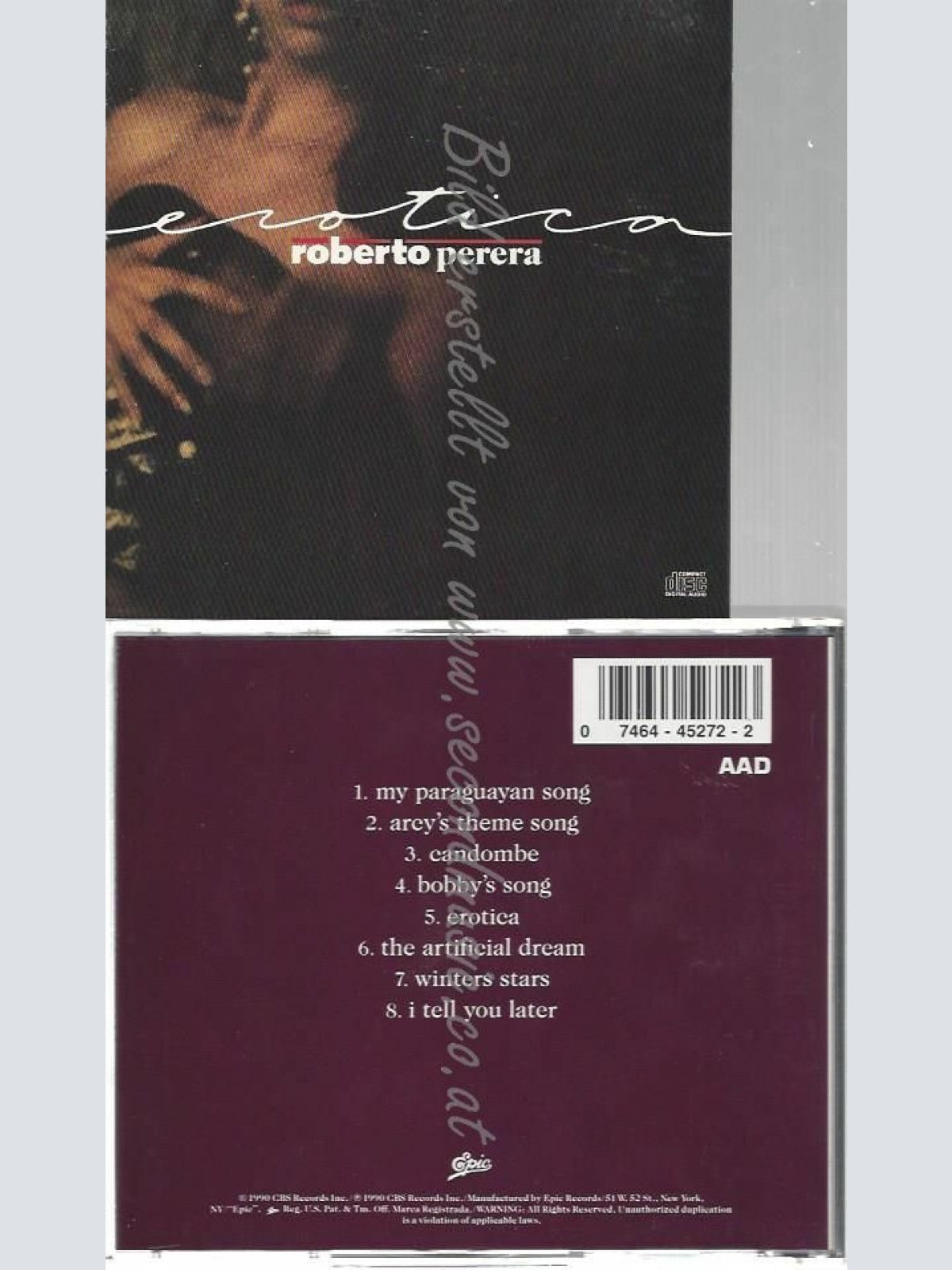 CD--ROBERTO PERERA | --EROTICA
