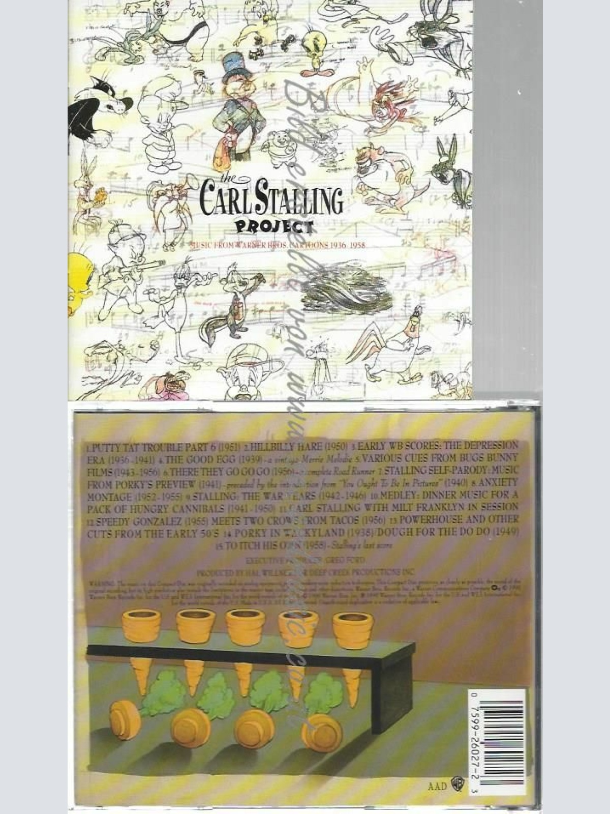 CD--CARL STALLING | --MUSIC FROM WB CARTOON