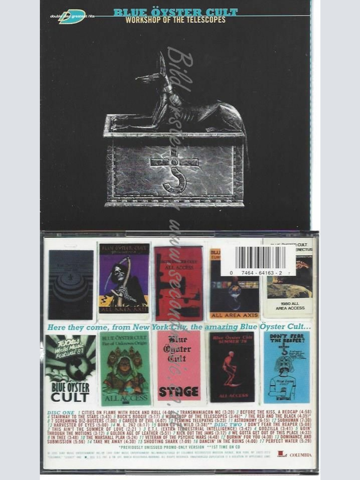 CD--BLUE OYSTER CULT | --WORKSHOP OF TELESCOPES