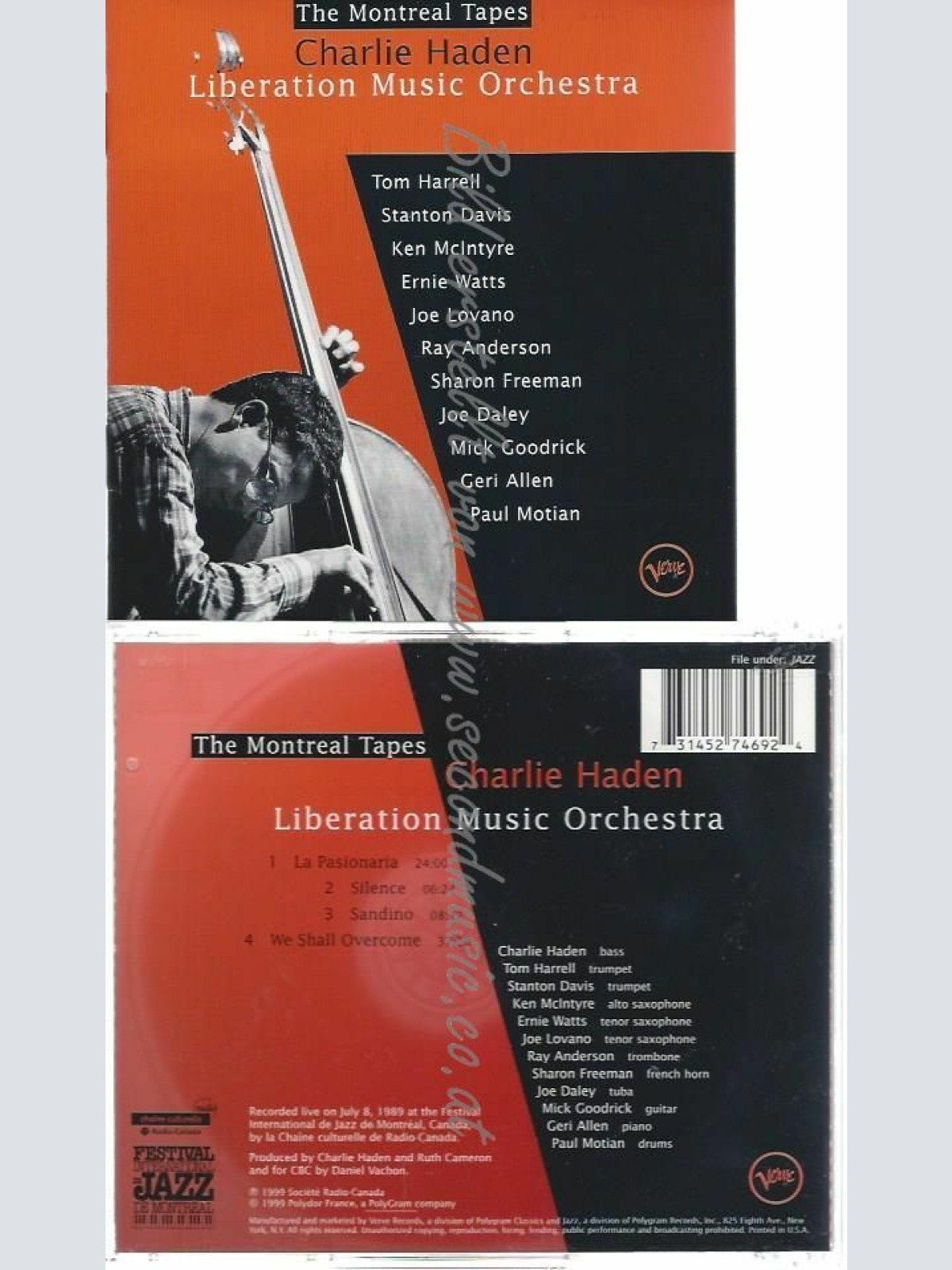 CD--CHARLIE HADEN | --THE MONTREAL TAPES