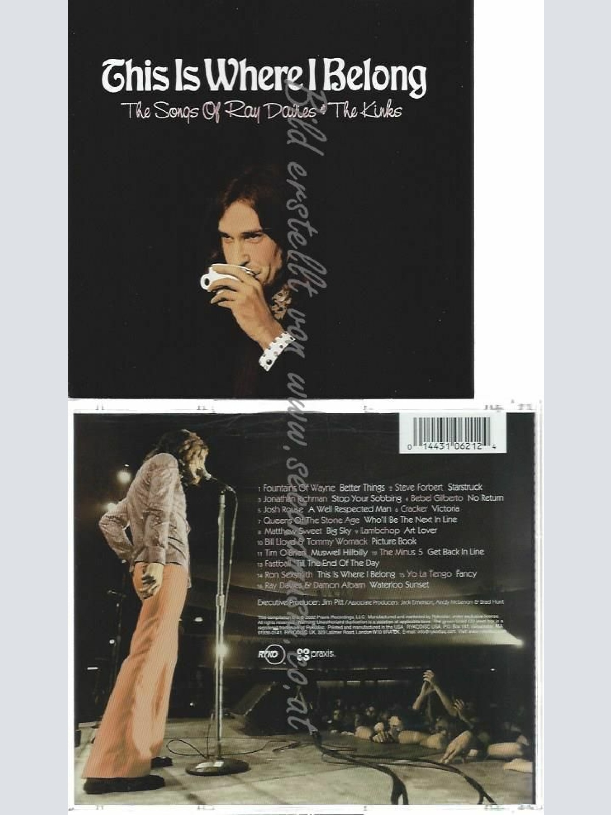 CD--RAY DAVIES/ VARIOUS | --THIS IS WHERE I BELONG--THE KINKS