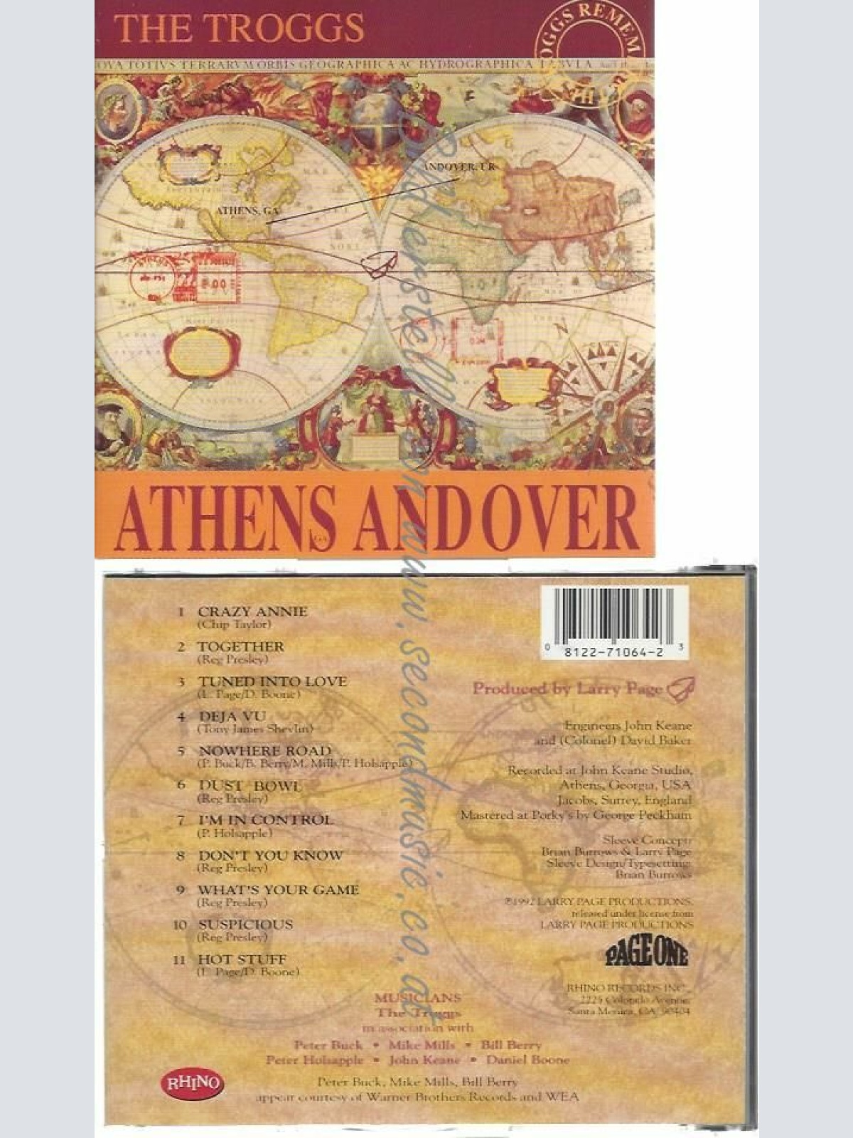 CD--TROGGS | --ATHENS ANDOVER